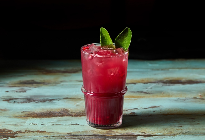 Домашний лимонад Гранатовый