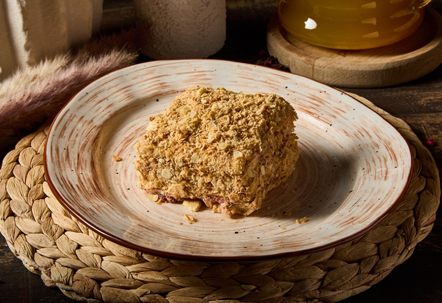 Наполеон с малиной