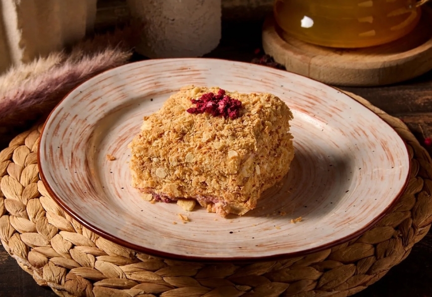 Наполеон с малиной