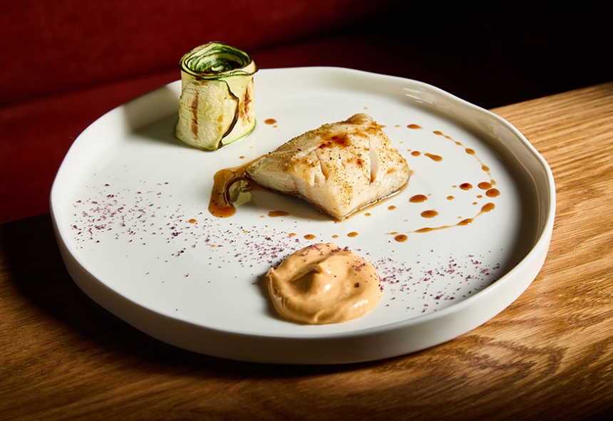 Чёрная треска в медовом маринаде