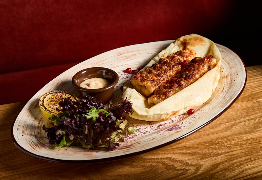 Люля-кебаб из креветок