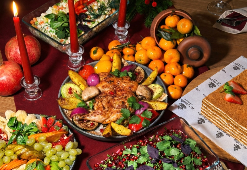 Предзаказ новогодних блюд из&nbsp;«PRO.Хинкали» в Уфе